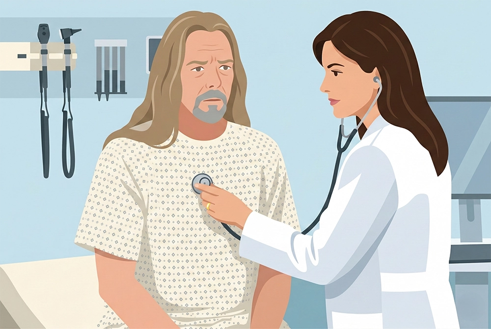 Clinical team reviewing opioid detox medication protocols in a supervised setting